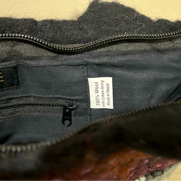 Rising Tide Felted Wool Fall Colors Shoulder Bag - Picture 8 of 14